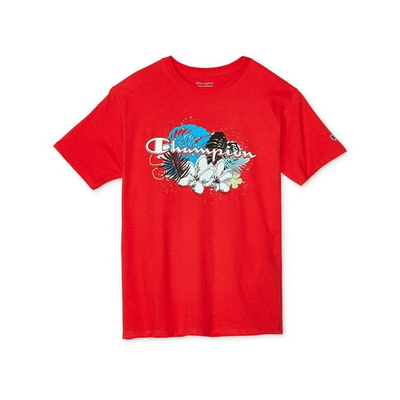 Champion Mens Knit Cotton Graphic T-Shirt