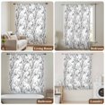 thumbnail image 6 of Natural Trees Branches Sheer Curtains 72 Inches Long, Colored Birds Vintage Rustic Light Filering Curtains, Breathable Simi Curtain Privacy Drapes for Living Room Bedroom Lightweight Window Treatment, 6 of 9