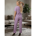 thumbnail image 3 of Conjunto Elegante de 2 Piezas con Brillo, Blusa y Pantalón Sofisticado, Estilo Chic para Mujer, 3 of 5