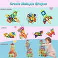 thumbnail image 4 of Juego de construcción magnético para niños y niñas de 3, 4, 5 y 6 años, 40 piezas, bloques de juguete, juegos de construcción, regalos de Navidad y cumpleaños., 4 of 5