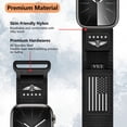 thumbnail image 3 of Correa de reloj BXUXOHS de nailon resistente para Apple Watch Ultra 2 de 49 mm, 3 of 8