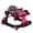 Pink, variant on ELLEGNT 4-in-1 Baby Walker with Wheels, Baby Activity Center with Adjustable Height & Speed, Music, Lights & Anti-Rollover, Foldable Toddler Push Walker for Boys Girls 6-12 Months