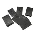thumbnail image 2 of Creative Waterproof Black Plastic Playing Cards Poker Decks 87x57mm Style 2, 2 of 5