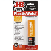 J-B Weld 8237 PlasticWeld Plastic Repair Epoxy Putty - 2 oz.