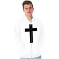 thumbnail image 5 of Holy Jesus Christ Christian Zip Up Hoodie Men's Women's Brisco Brands S, 5 of 6
