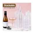 thumbnail image 5 of 50 Pack Plastic Goblet, 4oz Stem Disposable Martini Glasses For Parties, Stackable Plastic Cocktail, 5 of 5