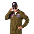 thumbnail image 2 of Top Gun Classic Maverick Deluxe Costume for Adults by Rubies, Men's Large, 2 of 5