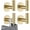 Brushed Gold, variant on Self Adhesive Towel Hook Brushed, No Drill Stick on Coat Robe Clothes Wall Hook for Bathroom Kitchen Garage 2 Pack, 304 Stainless Steel Brushed Steel, ATH110-BN-P2