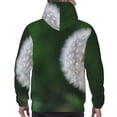 thumbnail image 7 of Wukai Dandelion Print Men Hoodies Fleece Sweatshirts Long Sleeve Sweaters Pullover Fall Outfits Winter Clothes-4X-Large, 7 of 7