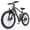 Black, variant on Unibike Electric Mountain Bike for Adults 24'', 748 Peak Motor Ebike, 36V 13AH Battery, Top Speeds 22MPH, 21 Speed, Dual Suspension, Blue