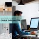 thumbnail image 4 of Práctico soporte para cables con clips para cables | Organice cables de alimentación, cargadores de teléfono, conexiones USB | Gestión de seis cables | Respaldo adhesivo | Se adhiere a muchas, 4 of 8