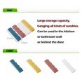 thumbnail image 2 of Juego de 4 ganchos de pared autoadhesivos para colgar abrigos, toallas, albornoces y llaves., 2 of 5