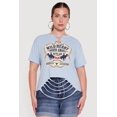 thumbnail image 2 of Women's Plus Size Wild Heart Rodeo Angel Graphic Slashed Tee, 2 of 4