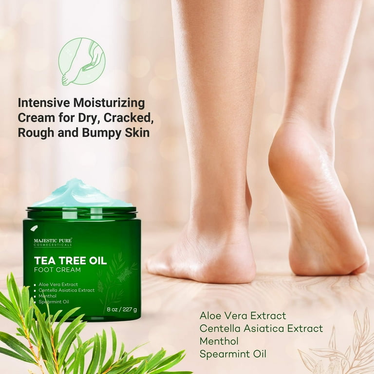 Extra Strength Tea Tree Oil Foot Balm - For Dry Cracked Feet