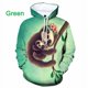 thumbnail image 3 of Sudadera con capucha con estampado 3D de animales perezosos para hombre, sudadera informal de gran tamaño, sudadera con capucha de manga larga para hombre y mujer, ropa de calle, 3 of 5