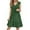 Z1#Dark Green475, variant on Puliio Summer Dresses for Women Sleeveless V Neck Ruched Tiered Loose Casual Mini Dress