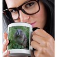 thumbnail image 2 of 3drose, Wa. Olympic Marmot, Juvenile Near Hurricane Ridge, Olympic Np., 15oz Two-tone Black Mug, 2 of 6
