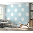 thumbnail image 6 of Tiptophomedecor Abstract Wallpaper Wall Mural - Blue Sweetness, 6 of 7