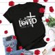 thumbnail image 1 of Pntutb - Camiseta estampada para mujer, con cuello redondo, manga corta, informal, para vacaciones Pntutb Pntutb-2166, 1 of 4