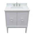 thumbnail image 6 of Bellaterra Home 31" Single vanity in White finish top with White quartz and rectangle sink, 6 of 9