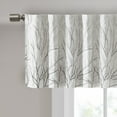 thumbnail image 4 of Madison Park Andora Faux Silk Embroidered Window Valance in White, 50"x18", 4 of 5