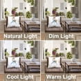thumbnail image 7 of Flower Pillow Spring Pillow Cases, Summer Pillow Covers 16X16 Victorian Woman Home Décor Country Pillow Covers Digital Blended Hidden Zipperl Decorative Sofa Cover for Hair Skin Square 2 Pcs, 7 of 7
