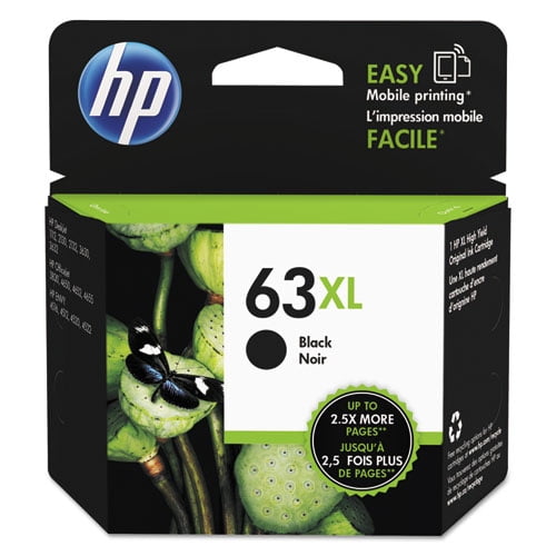 HP 63XL トライカラーインクカートリッジ HP 63XL/63 High-Yield Black and Tri-Color Ink Cartridges 2-Pack