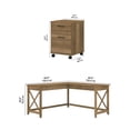 thumbnail image 4 of Key West L Desk with Lateral File Cabinet in Reclaimed Pine - Engineered Wood, 4 of 9
