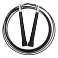 thumbnail image 2 of Cuerda de saltar de velocidad portátil con rodamiento de bolas giratorio de 360 degree para entrenamiento deportivo y fitness Negro, 2 of 8