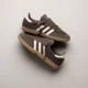 thumbnail image 4 of Adidas Original Samba OG Mens Athletic Shoe Brown Sneaker Trainer Footwear #184, 4 of 6