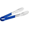 thumbnail image 1 of Truecraftware – 10- inch Stainless Steel Tong, with Blue Non-Slip Handles,, 1 of 5