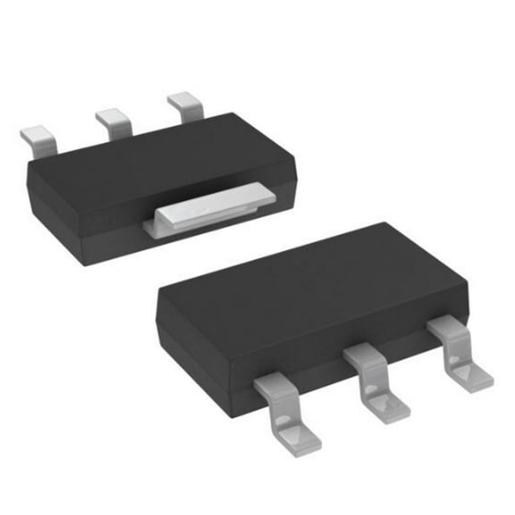 Pack of 4 STN1NK60Z Mosfet N-Channel 600 V 300mA (Tc) 3.3W (Tc) Surface Mount SOT-223 : RoHS