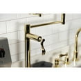 thumbnail image 4 of Kingston Brass KS4702CFL Century Deck Mount Pot Filler Faucet, Polished Brass, 4 of 9