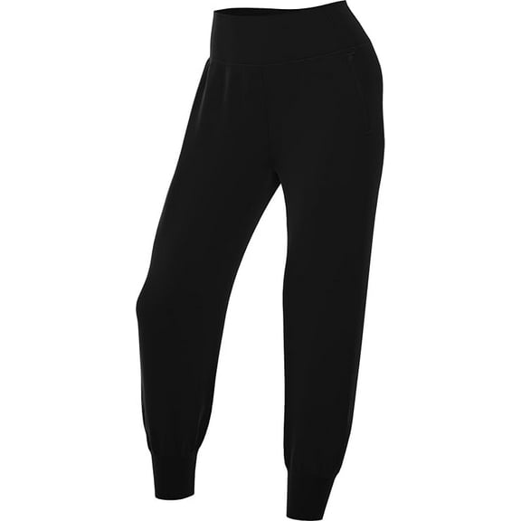 Nike Dri-FIT Bliss Women's Mid-Rise 7/8 Joggers, Black, Large