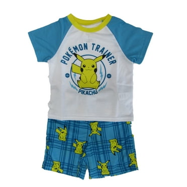 Pokemon Boys Top and Shorts Pajama Set 2-Piece Size 6