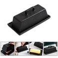 thumbnail image 2 of Youliang Ceramic Butter Dish with Lid and Tray - Black, 2 of 6
