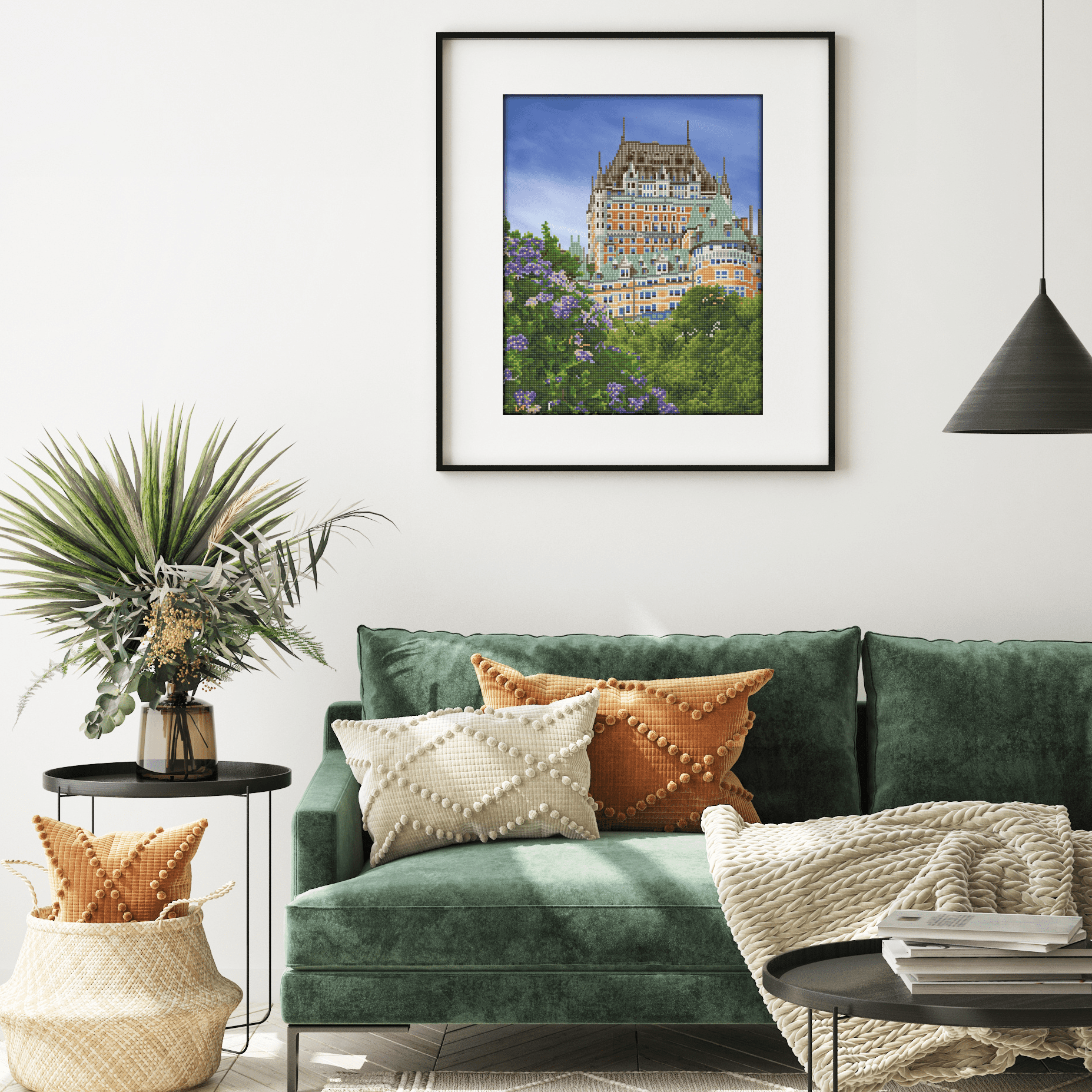 Diamond Dotz Chateau Frontenac Diamond Painting Kits for Adults - Diamond Art Kits a Relaxing Creative Craft Kit with Dotz Gems