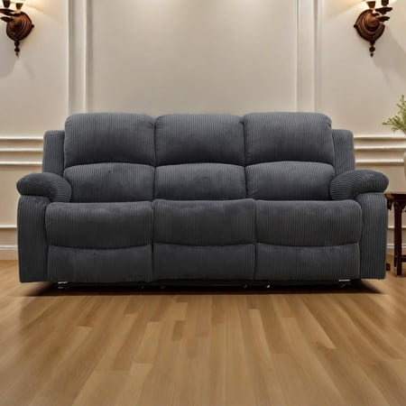 Golden Furniture Fabirc Reclining Sofa for Living Room Furniture Couch with Cupholder for Living Room/Office/Theater Seating Golden Furniture Fabirc Reclining Sofa for Living Room Furniture Couch with Cupholder for Living Room/Office/Theater Seating