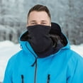 thumbnail image 3 of Winter Fleece Face Mask Scarf Balaclava Neck Warmer Gaiter Ski Windproof Bandana, 3 of 13