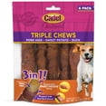 thumbnail image 3 of (3 pack) Cadet Gourmet Triple Chews Pork Hide Twists Duck & Sweet Potato (6 Count), 3 of 11