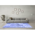 thumbnail image 3 of Ahgly Company Indoor Rectangle Patchwork Blue Transitional Area Rugs, 7' x 10', 3 of 4