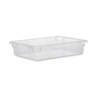 Rubbermaid Commercial Products Small Lid For 2, 4, 6, And 8 Qt. Plastic  Space Saving Square Food Storage Container (Fg650900Wht),White