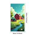 thumbnail image 3 of Barn Farm Scene Backdrop Banner for Photography Rustic Tractor Countryside Background Yard Party Events Bedroom Decor Studio Decorations Summer, 3 of 4