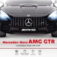 thumbnail image 4 of Qaba 12V Mercedes-Benz Licensed Kids Electric RC Car, Ride on Toddler Toys Gift, Black, 4 of 10