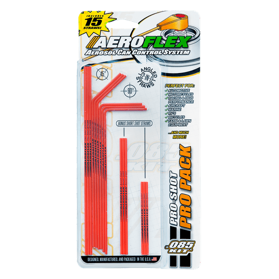 Aeroflex .085 Automotive Aerosol Spray Can Replacement Straw Multi Pack