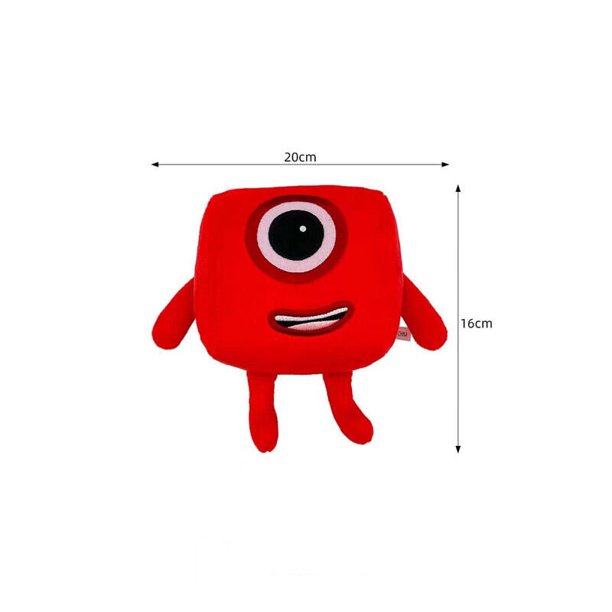 Numberblocks Plush Toy Educational Stuffed Number Blocks Doll Kids Gift