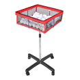 thumbnail image 2 of Support de Rangement Professionnel Multi-Balles avec Boîtier en Maille Équipement de Collecte de Balles de Pinpong Réglable, 2 of 7