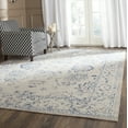 thumbnail image 2 of SAFAVIEH Patina Vasiliki Bordered Area Rug, Grey/Blue, 4' x 4' Square, 2 of 7
