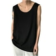 thumbnail image 3 of Mlzmgr Tank Tops for Men Summer Scoop Neck Sleeveless Solid Color Basic Tee Shirts Causal Loose Tops, 3 of 4