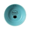 thumbnail image 3 of Cuenco elevado para gatos Salvador platos de comida para gatos interior azul, 3 of 8